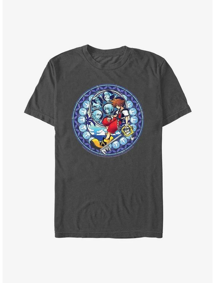 Discount 🛒 Disney Kingdom Hearts Stained Glass Sora T-Shirt ✔️