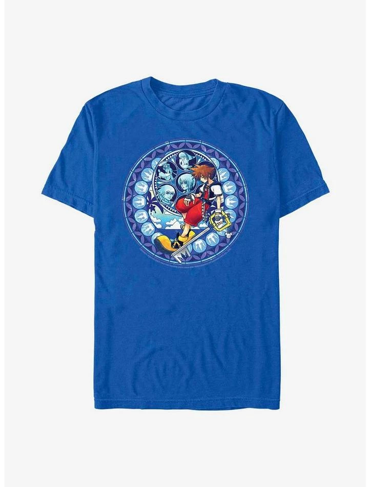 Budget 😍 Disney Kingdom Hearts Stained Glass Sora T-Shirt 😍