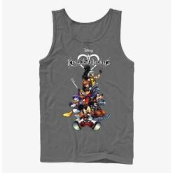 Cheap 😍 Disney Kingdom Hearts Group With Logo Tank 🔔