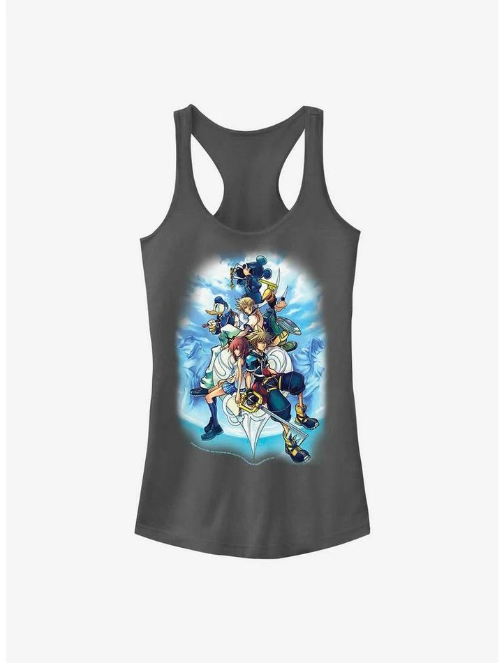 Discount 🛒 Disney Kingdom Hearts Sky Group 👧 Girls Tank 🎉