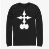 Cheap 🥰 Disney Kingdom Hearts Nobody Symbol Long-Sleeve T-Shirt 🌟