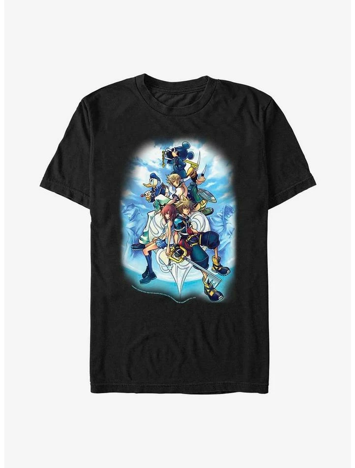 Best reviews of ❤️ Disney Kingdom Hearts Sky Group T-Shirt 🤩 - Image 3