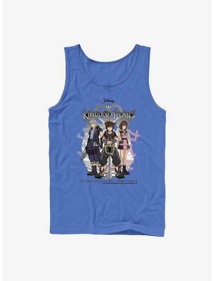 Best reviews of 😉 Disney Kingdom Hearts Sora Japanese Text Group Tank ✨