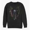 Promo 🔔 Disney Maleficent Drawn Out Sweatshirt ✔️