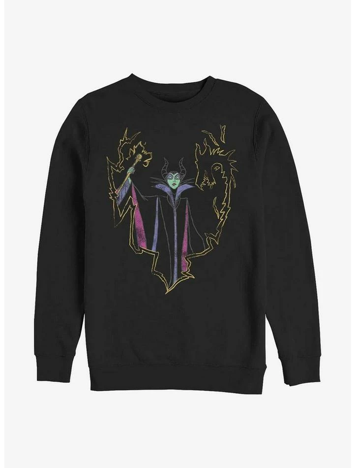 Promo 🔔 Disney Maleficent Drawn Out Sweatshirt ✔️