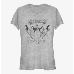 Discount ❤️ Disney Maleficent Mal Solid Outline Rock 👧 Girls T-Shirt 💯