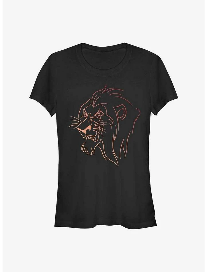 Wholesale โ๏ธ Disney The Lion King Scar Line ๐ง Girls T-Shirt โ