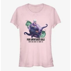Discount 🔥 Disney The Little Mermaid Lonely Souls 👧 Girls T-Shirt 🥰