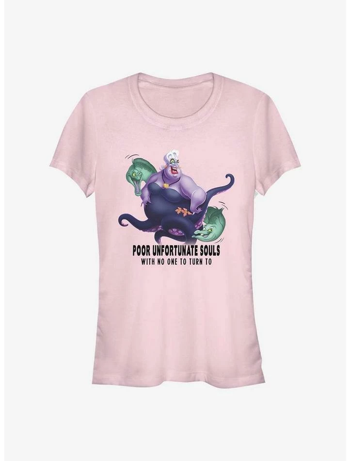 Discount 🔥 Disney The Little Mermaid Lonely Souls 👧 Girls T-Shirt 🥰