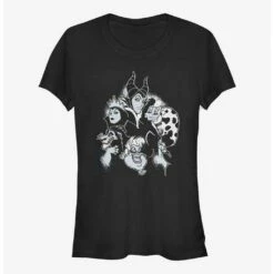 Buy 🛒 Disney Villains Villain Heads 👧 Girls T-Shirt ❤️