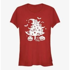 Hot Sale 😍 Disney The Nightmare Before 🔔 Christmas Xmas Tree T-Shirt ⌛