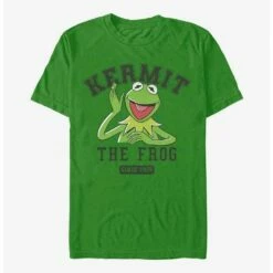 New 😉 Disney The Muppets Collegiate Kermie T-Shirt 😀