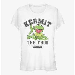 Flash Sale 👏 Disney The Muppets Collegiate Kermie 👧 Girls T-Shirt 👍