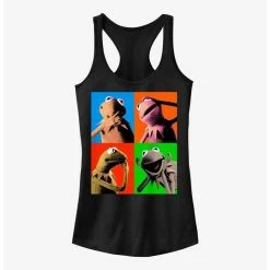 Best Pirce 😉 Disney The Muppets Kermit Pop 👧 Girls Tank 🎉
