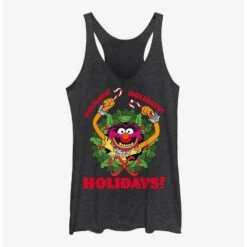 New 🥰 Disney The Muppets Animal Holiday 👧 Girls Tank 🔔