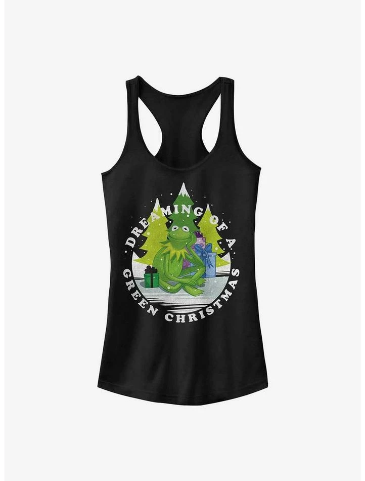 Best deal 🌟 Disney The Muppets Green 🎁 Christmas 👧 Girls Tank 🎉