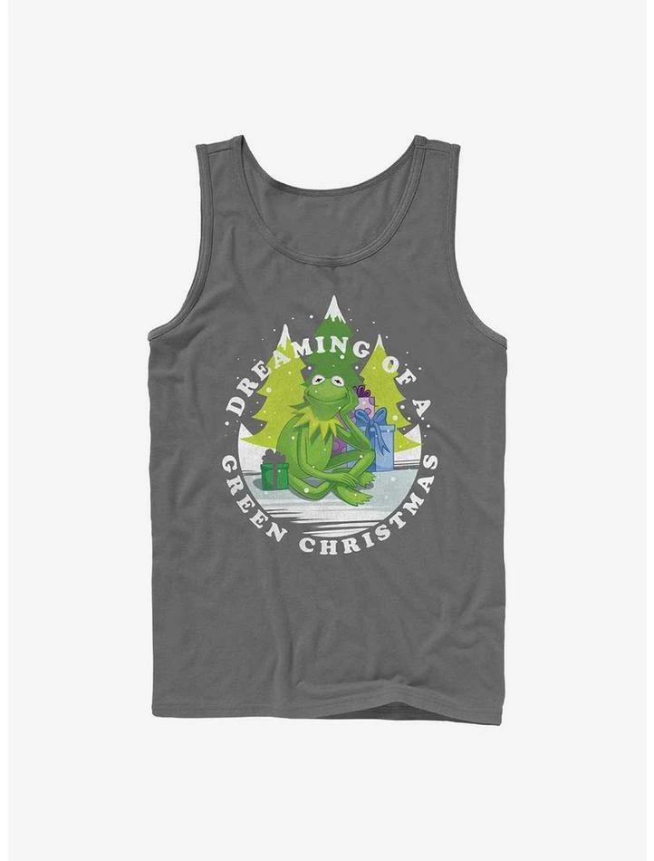 New ❤️ Disney The Muppets Green 🎁 Christmas Tank 👏
