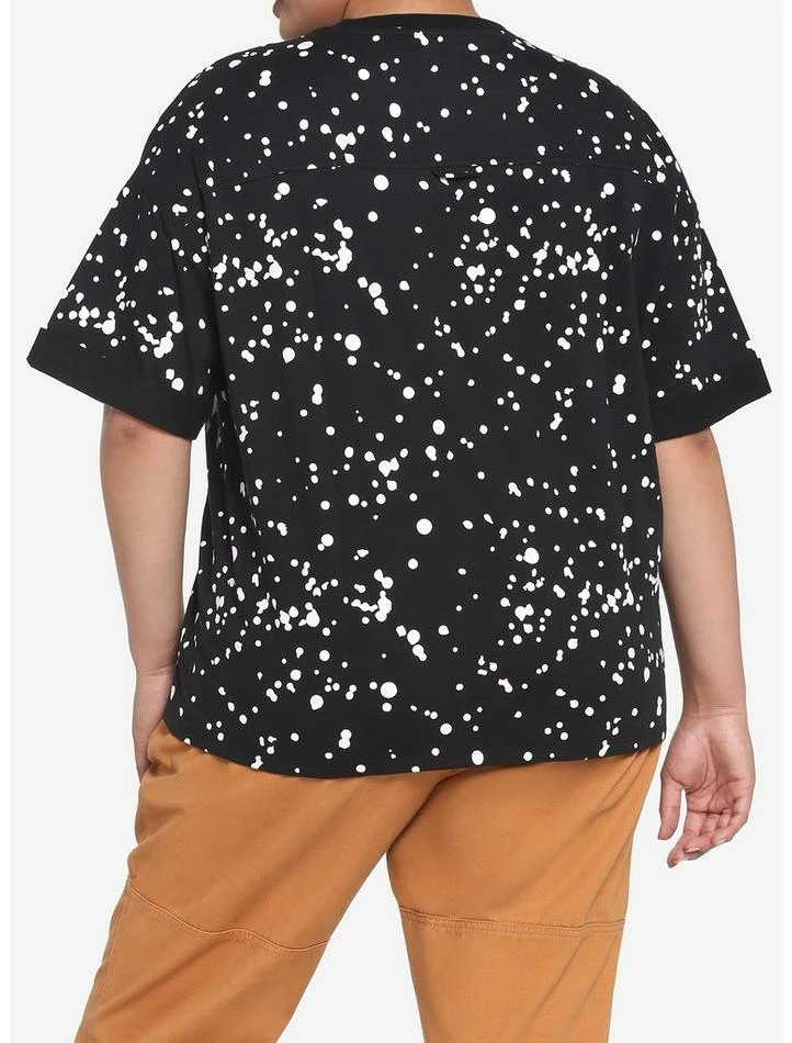 Best Pirce ✨ Her Universe Disney Aladdin Carpet Night Sky Boyfriend Fit 👧 Girls T-Shirt Plus Size 🥰 - Image 3
