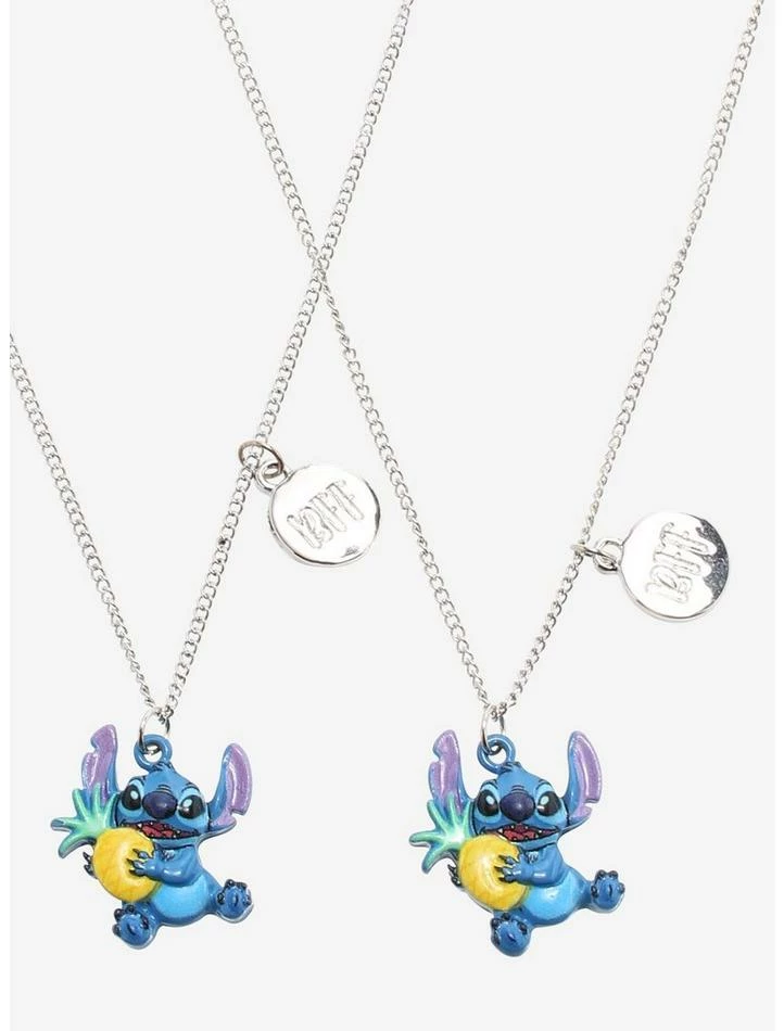 Wholesale 💯 Disney Lilo & Stitch Pineapple Best Friend Necklace Set 🎉
