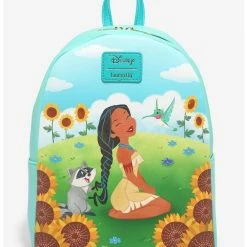 Deals 🧨 Loungefly Disney Pocahontas Sunflower Mini 🎒 Backpack ✨