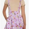 Best deal 💯 Disney Beauty And The Beast Roses Suspender 👗 Skirt 👍