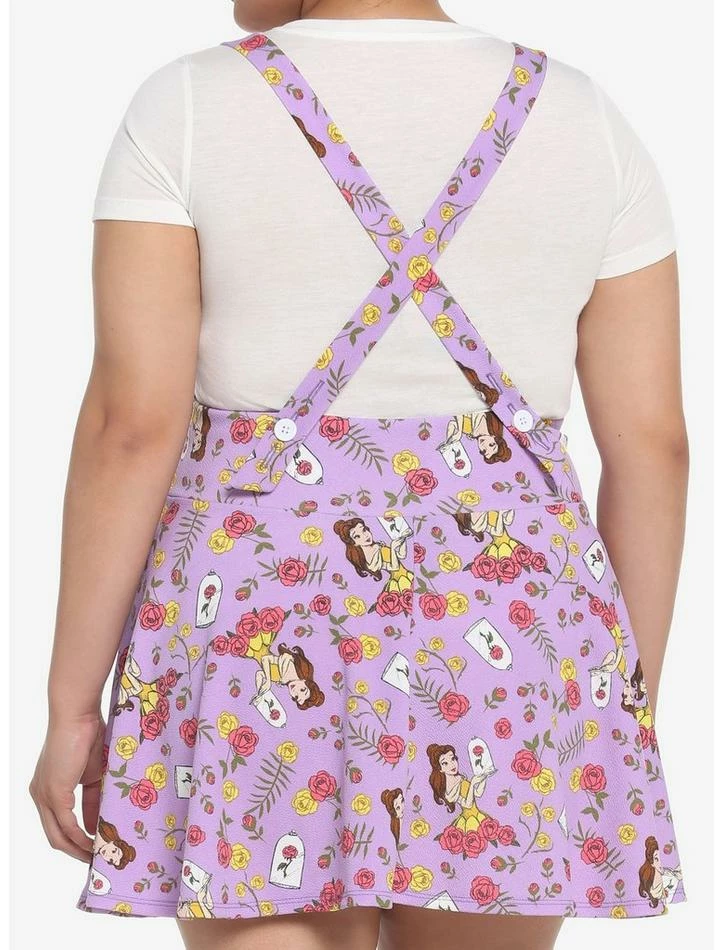 Wholesale 🤩 Disney Beauty And The Beast Roses Suspender 👗 Skirt Plus Size 👍 - Image 3