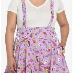 Wholesale 🤩 Disney Beauty And The Beast Roses Suspender 👗 Skirt Plus Size 👍