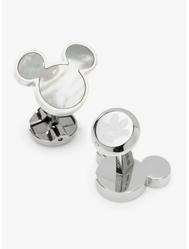 Wholesale 🎉 Disney Mickey Mouse 👩 Mother Of Pearl Cufflinks 🔥