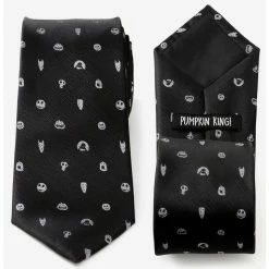 Discount 👍 Disney The Nightmare Before 🎁 Christmas Black Grey Tie 🔔