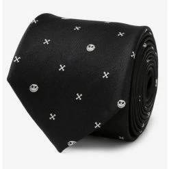 Outlet 🎁 Disney The Nightmare Before ❄ Christmas Jack Skellington Black Tie 🎉