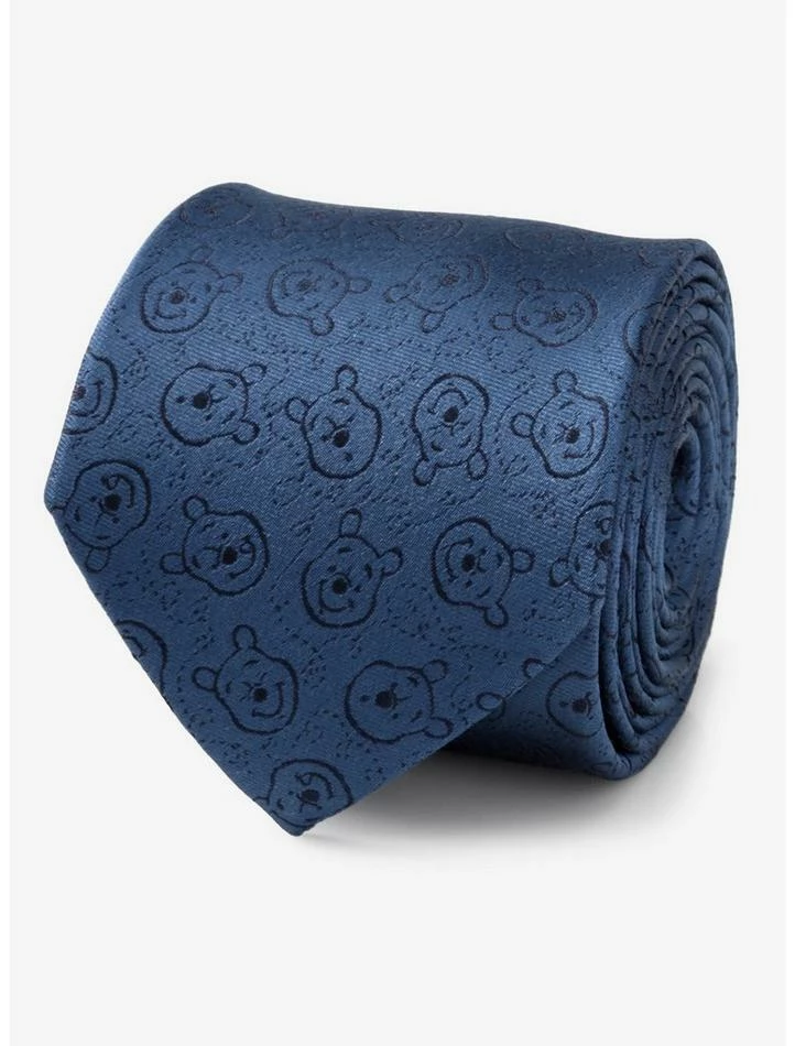 New ๐ Disney Winnie The Pooh Blue Tonal Tie ๐