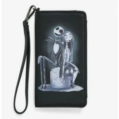 New 👍 The Nightmare Before 🔔 Christmas Jack & Sally Tech Wallet 🛒