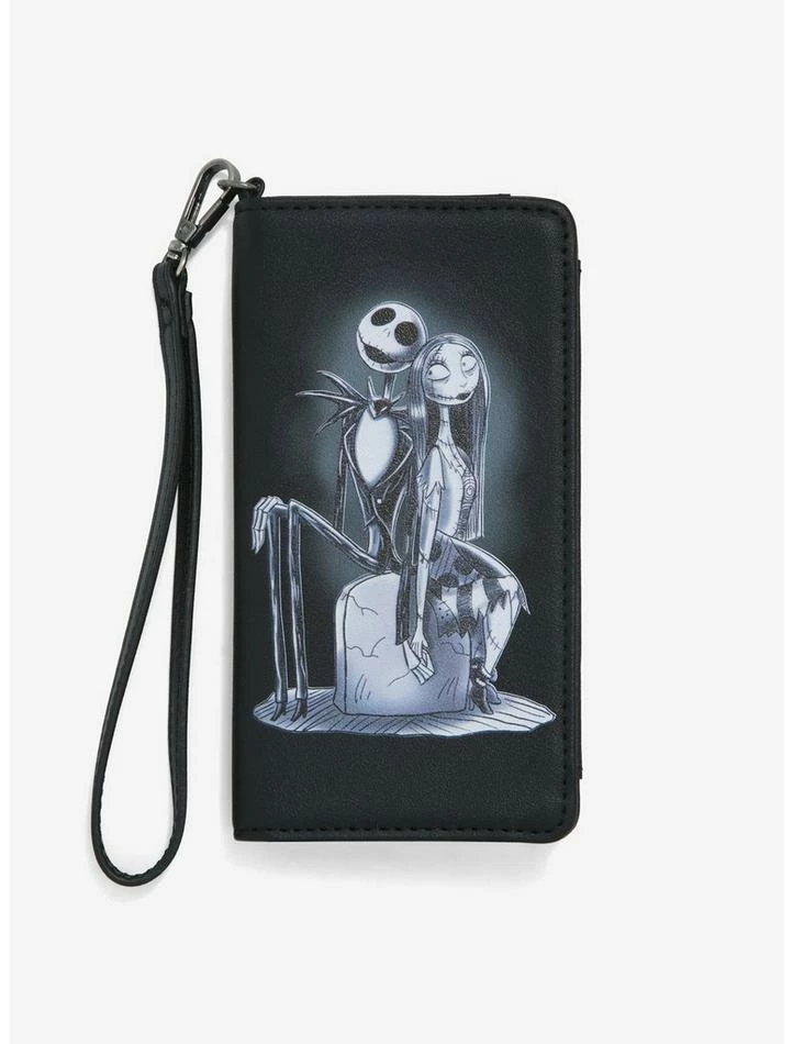 New 👍 The Nightmare Before 🔔 Christmas Jack & Sally Tech Wallet 🛒