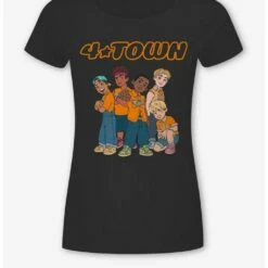 Discount 🤩 Disney Pixar Turning Red 4-Town Boy Band 👧 Girls T-Shirt 🧨