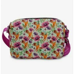 Discount 🔔 Disney Bambi Floral Collage Vegan Leather Crossbody Bag 👍