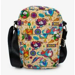 Best Pirce 🛒 Disney Mickey Mouse and Friends Vegan Leather Crossbody Bag 🧨