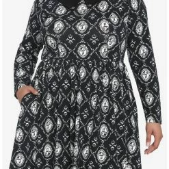 Discount ๐ The Nightmare Before ๐ Christmas Jack & Sally Cameo ๐ Dress Plus Size ๐