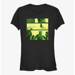 Flash Sale 🧨 Star Wars The Book Of Boba Fett Story Panels 👧 Girls T-Shirt 🤩