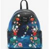 Deals 🤩 Loungefly Disney Peter Pan Floral Mini 🎒 Backpack 🤩
