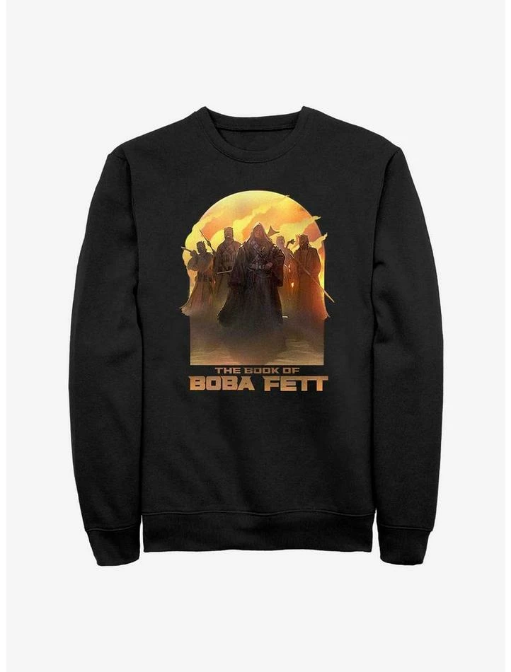 Best deal 🎁 Star Wars Book of Boba Fett Leading By Example Sweatshirt 👏
