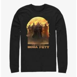Promo 🥰 Star Wars Book of Boba Fett Leading By Example Long Sleeve T-Shirt 🔥