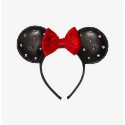 New ❤️ Disney Spiked Minnie Mouse Ears Headband ✔️