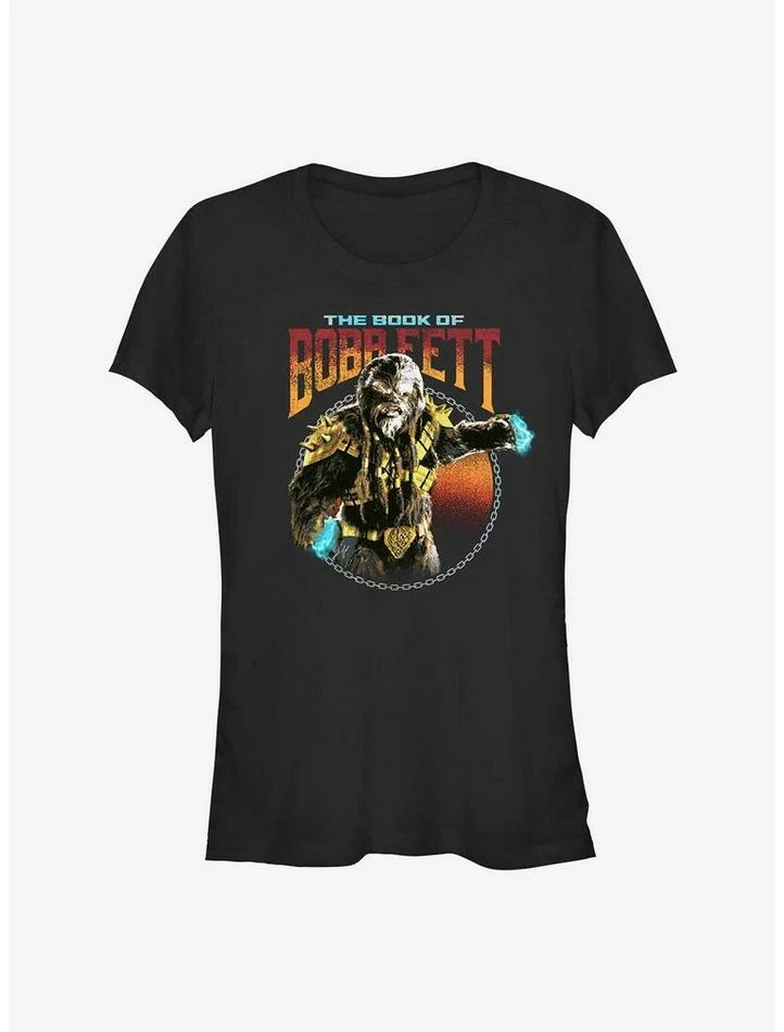 Outlet 💯 Star Wars The Book Of Boba Fett Black Krrsantan 👧 Girls T-Shirt ✨