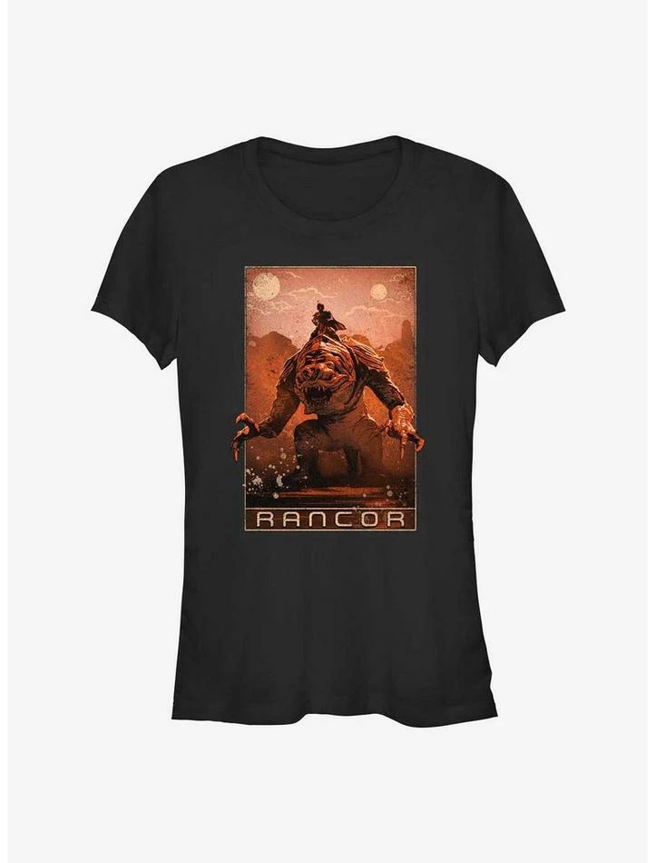 Best reviews of 🎉 Star Wars The Book Of Boba Fett Rancor 👧 Girls T-Shirt ⭐