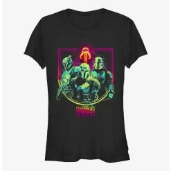 Cheapest 🛒 Star Wars The Book Of Boba Fett The Mandalorian Guild 👧 Girls T-Shirt ✔️