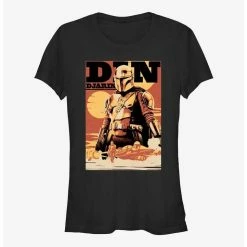 Promo 🛒 Star Wars The Book Of Boba Fett Din Djarin The Mandalorian 👧 Girls T-Shirt 🔔