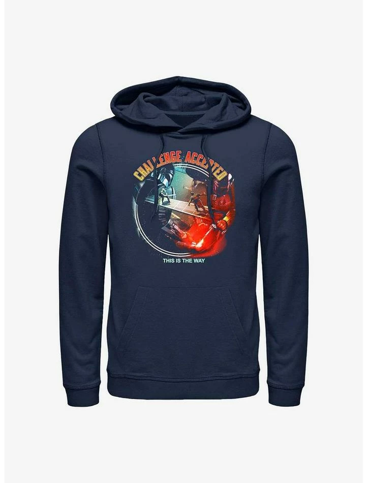 Flash Sale โญ Star Wars The Book Of Boba Fett Challenge Accepted Hoodie ๐งจ