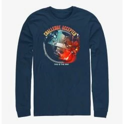 New 🔔 Star Wars The Book Of Boba Fett Challenge Accepted Long-Sleeve T-Shirt 😀