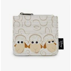 Budget 👏 Disney Pixar Toy Story 4 Sheep Trio Billy Goat Gruff Mini Zip Wallet 💯