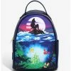 Brand new 🌟 Loungefly Disney The Little Mermaid Silhouette Mini 🎒 Backpack 🔔